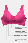 Zivame Double Layered Non Wired High Coverage Nursing Sleep Bra - Fuchsia Red — thumbnail 5